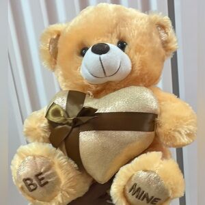 Tan,”Be Mine”,Plush Teddy Bear, 10”